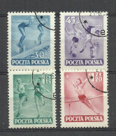 POLEN Poland 1952 Michel 750 - 753 O Sport - Usati