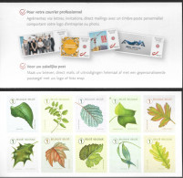 Belg. 2024 - Carnet - 10 Timbres De Feuilles Vues Sous Un Angle Différent ** (autocollants) - Neufs