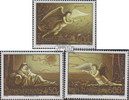 San Marino 1332-1334 (kompl.Ausg.) Postfrisch 1985 Weihnachten - Unused Stamps