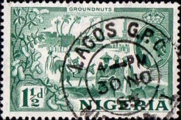 Nigeria Poste Obl Yv:  78 Mi:73 Groudnuts (TB Cachet à Date) - Nigeria (...-1960)