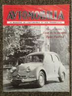 AUTOMOBILIA N° 521 Novembre 1949 . DYNA-PANHARD ,  Citroen 2CV … - Auto