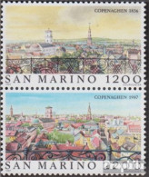 San Marino 1375-1376 Paar (kompl.Ausg.) Postfrisch 1987 Weltstädte - Kopenhagen - Nuovi