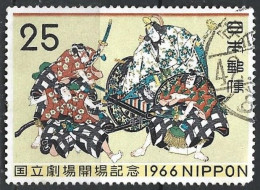 Japan, 1966 - 25y Kabuki Scene - Nr.900 Usato° - Used Stamps