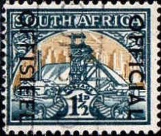 Afrique Du Sud Service Obl Yv: 56 Mi:70 Mine D'or (Obl.mécanique) - Oficiales