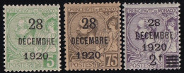 Monaco N°48/50 - Neuf ** Sans Charnière - TB - Nuevos