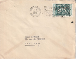 A.O.F - LETTRE  De Bobo Dioulasso (Haute-Volta) Le 28/1?/1957 Pour Paris - Brieven En Documenten