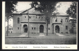 AK Randolph, VT, Chandler Music Hall, Bethany Parish House  - Autres & Non Classés