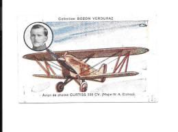 DT12 - IMAGES BOZON VERDURAZ - AVION CURTISS - MAJOR "BILLY" BISHOP - Andere & Zonder Classificatie