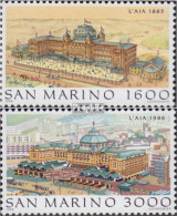 San Marino 1402-1403 (kompl.Ausg.) Postfrisch 1988 Den Haag - Nuovi