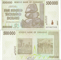 Simbabwe Pick-Nr: 76 Gebraucht (III) 2008 500.000 Dollars - Zimbabwe