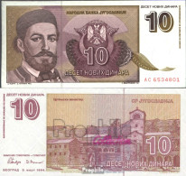 Jugoslawien Pick-Nr: 149 Bankfrisch 1994 10 Novih Dinara - Jugoslawien
