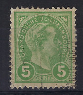 1908  LUXEMBOURG PRIFIX Nr. 46 A Effigie Du GRAND-DUC ADOLPHE (de Profil)  (details & état Voir Scan) !   LOT 287 - Preobliterati