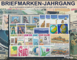 San Marino Postfrisch 1988 Kompletter Jahrgang In Sauberer Erhaltung  - Unused Stamps