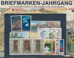 San Marino Postfrisch 1986 Kompletter Jahrgang In Sauberer Erhaltung  - Unused Stamps