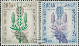 Sudan 193-194 (kompl.Ausg.) Postfrisch 1963 Hunger - Sudan (1954-...)