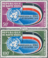 Obervolta 112-113 (kompl.Ausg.) Postfrisch 1962 UNO - Haute-Volta (1958-1984)