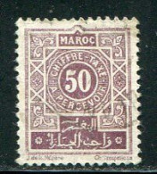 MAROC- Taxe Y&T N°32- Oblitéré - Impuestos