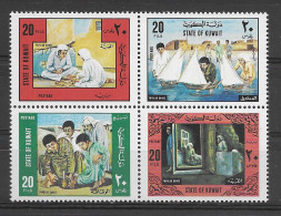 Kuwait 1977.  Popular Games Mi 705-08  (**) - Kuwait