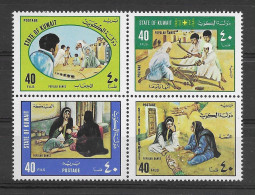 Kuwait 1977.  Popular Games Mi 713-16  (**) - Kuwait