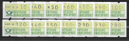 Germany 1981. ATM Set  MI VS 1  (**) - Machine Labels [ATM]