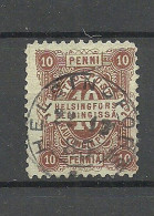 FINLAND HELSINKI 1884 Local City Post Stadtpost Perf 11 1/2 O Nice Cancel - Local Post Stamps