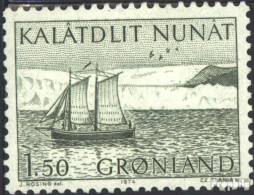 Dänemark - Grönland 87 (kompl.Ausg.) Postfrisch 1974 Postbeförderung - Unused Stamps