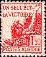 Algérie Poste N** Yv:198 Mi:196 Un Seul But La Victoire La Marseillaise De Rude - Neufs