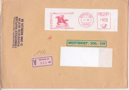 Germany 1992 Circulated Envelope - EMA Stamp - Deutsche Bundespost Berlin - Macchine Per Obliterare (EMA)