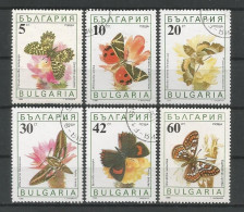 Bulgaria 1990 Butterflies Y.T. 3324/3329 (0) - Oblitérés