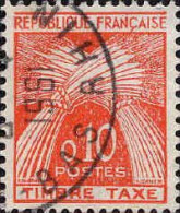 France Taxe Obl Yv: 91 Mi:94 Epis De Blé (TB Cachet Rond) - 1960-.... Afgestempeld