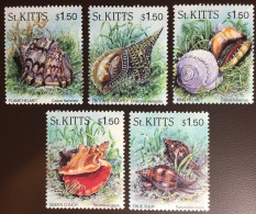 St Kitts 1996 Shells MNH - Conchiglie