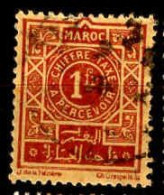 Maroc (Prot.Fr) Taxe Obl Yv:33 Mi:17 Chiffre-Taxe A Percevoir (Beau Cachet Rond) - Postage Due