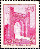 Maroc (Prot.Fr) Poste N** Yv:347 Mi:390 Bab El Mrissa Salé - Unused Stamps