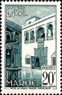 Maroc (Prot.Fr) Poste N** Yv:314 Mi:342 Patio De Vieille Maison Marocaine - Unused Stamps