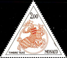 Monaco Taxe N** Yv:71/72 Sceau Du Prince - Strafport