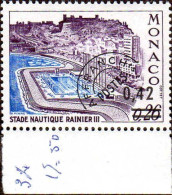 Monaco Préo N** Yv: 34/37 Stade Nautique Rainier III Monaco Bord De Feuille - Prematasellado