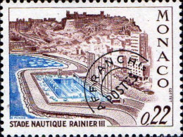 Monaco Préo N** Yv: 27/29 Stade Nautique Rainier III Monaco - Prematasellado