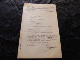 F-366,  Document, Compagnie D'assurances Contre L'incendie Et Les Accidents, L'EUROPE, Paris, 1938 - Banque & Assurance