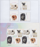 CHINA 2006-6, "Dogs", Series, M/s + Lot Of Multiples, All UM - Lots & Serien