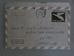 ISRAEL - Aérogramme Circulé De 1970, Départ Jérusalem Pour Pau (France) - Storia Postale