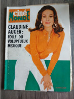 Ciné Monde N° 1674  MIREILLE DARC CLAUDINE AUGER ELISABETH LAFOSSE BELMONDO 03/01/1967 - Altri & Non Classificati