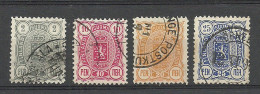 FINLAND FINNLAND 1889/1890 Michel 27 & 28 - 31 O - Usados