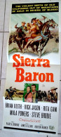 Affiche Ciné Orig SIERRA BARON Brian KEITH James B. CLARK US Insert 14x36" 35x91 Cm - Plakate & Poster