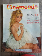 Ciné Monde N° 1278 . 30 Pages Sur BRIGITTE BARDOT 05/02/1959 - Autres & Non Classés