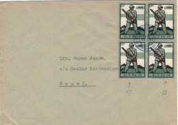 Grenzschutz Schützen Bataillon 245 (No 117 Und 118 (Ärmelschoner)) Viererblock - Documenten