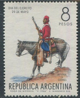 Argentina:Unused Stamp Man On Horse, 29th May - Armed Forces Day, 1966, MNH - Paarden