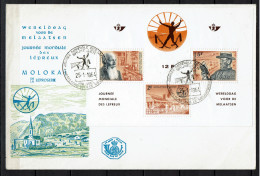 FDC - BL 35 - Werelddag Voor De Melaatsen, Journée Mondiale Des Lépreux, Moloka, Damiaan - 1961-1970