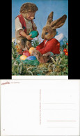 Ansichtskarte  Mecki (Diehl-Film) Mit Osterhase, Ostern, Ostereier 1975 - Mecki