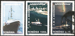 Romania 1997 - Mi 5234/36 & 37 - YT 4384/86 & 87 ( Greenpeace Association ) - Used Stamps