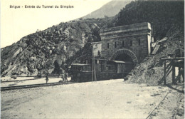 Brigue - Entree Du Tunnel Du Simplon - Brigue-Glis 